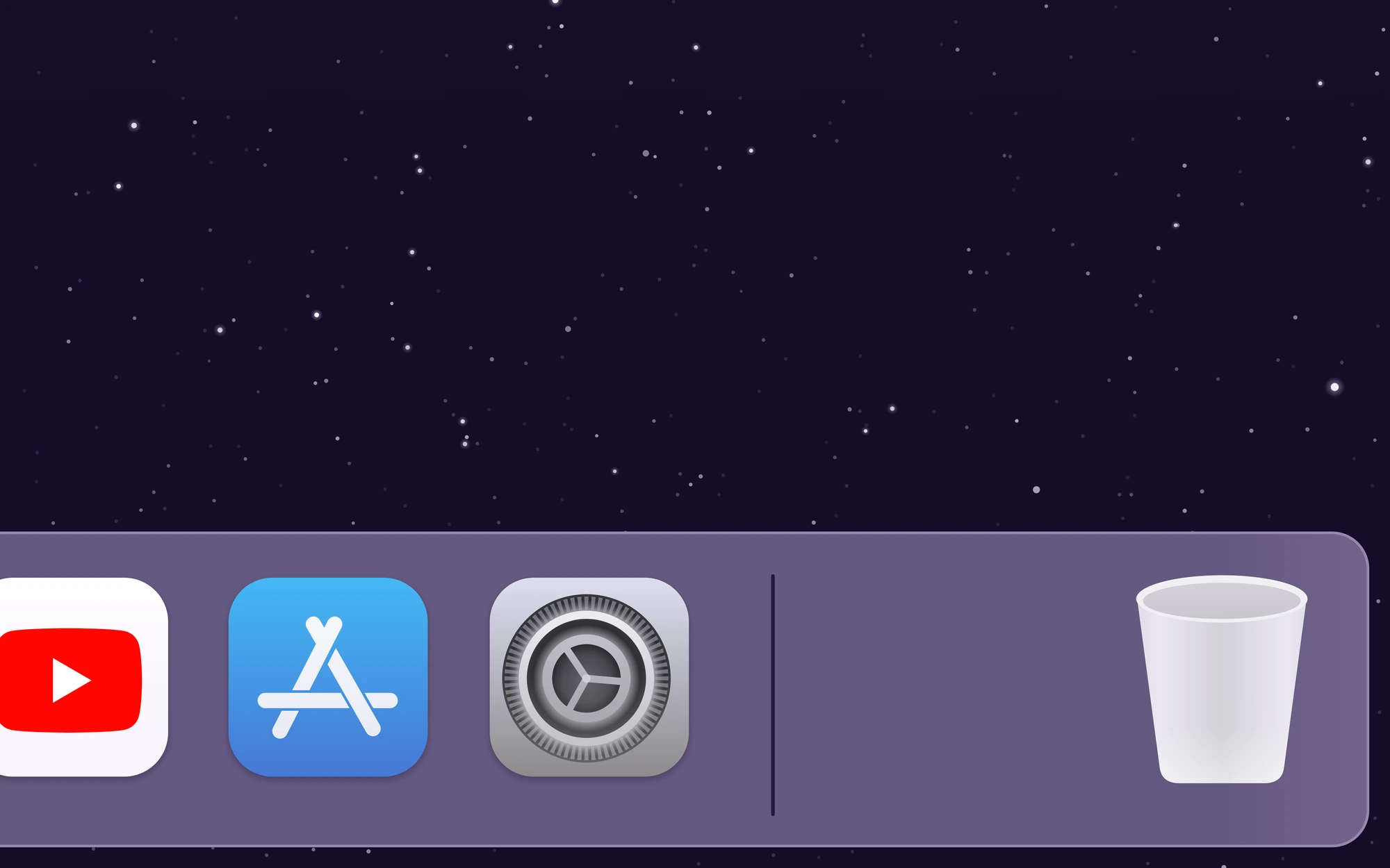 The dock at the foot of the 940 desktop